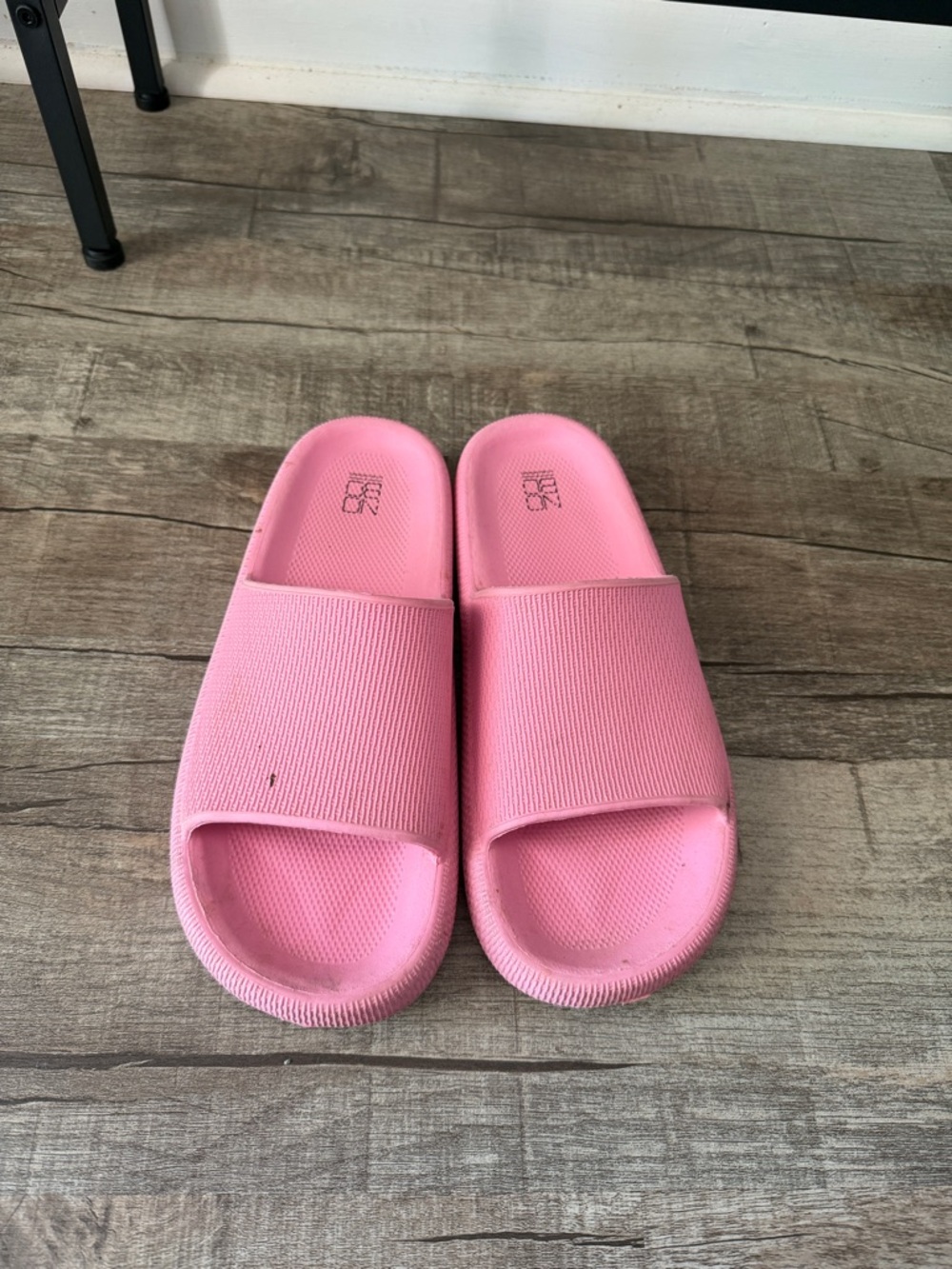 Pink Slide Sandals - Minimal Slip-On